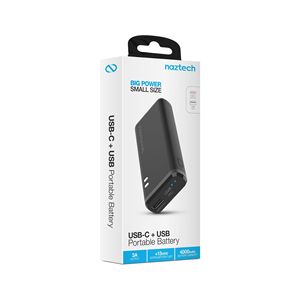 Power Bank Portatile da 4000mAh con Doppia Porta USB-C e USB - Product Image 2