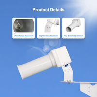 Sensor Remoto ASHUR de Temperatura y Humedad de Superficie de Carretera RS485 4-20mA CE IP66 -40C IR para Advertencia de Niebla y Hielo en Carreteras, Seguridad