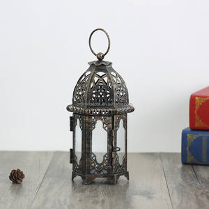 Nuovo Arrivo: <span class=keywords><strong>Lampade</strong></span> <span class=keywords><strong>a</strong></span> Olio in Metallo e Vetro Fatte <span class=keywords><strong>a</strong></span> Mano, Portacandele per Eid e Ramadan, Decorazione Festiva in Ferro - Product Image 3