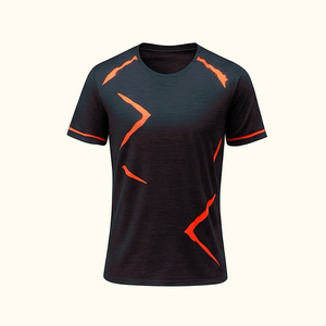 โรงงานผลิตเสื้อผ้ากีฬา พร้อมส่ง ขายส่ง MOQ ต่ำ รับผลิตตามสั่ง เสื้อยืดออกกำลังกายสำหรับฤดูร้อน ยูนิเซ็กส์ วัยรุ่น ผู้ชาย ป้องกันการบาดเจ็บ - Product Image 1