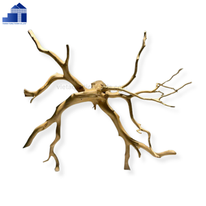 Accesorios Ecológicos para Acuarios de Tortugas y Arañas, Raíz de Acero Inoxidable Natural para Exteriores, Mopani - Product Image 1