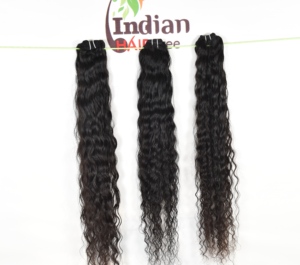 Extensions de cheveux humains indiens Remy bruts, bouclés noirs, alignés naturellement, provenant d'un seul donneur, vente en gros pour fabricants - Product Image 6