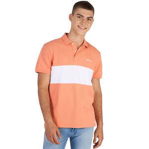 Chemises polo pour hommes en coton 100% à manches courtes décontractées Tissu doux et confortable Logo brodé Chemises polo pour hommes - Product Image 1