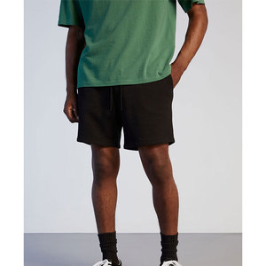 <b>Men</b> Solid Fleece <b>Sweat</b> <b>Shorts</b> Drawstring Closure Elastic Waist Casual Gym Training Daily Wear Quick Dry Breathable <b>Sweat</b> <b>Shorts</b> - Product Image 4