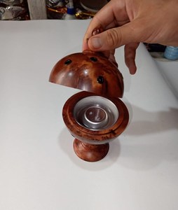 Good Quality Luxury Handcrafted Wooden <b>Bakhoor</b> <b>Burner</b> for Religious Use in Living Room or Bedroom and Gifting Purpose - Product Image 1