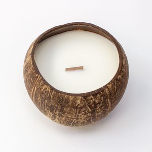 Vietnam <b>Candle</b> Gift <b>Set</b> Fragrance Coconut Shell <b>Candles</b> Handmade Private Label Customized OEM Packaging - Product Image 5