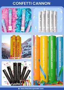 ปืนยิงกระดาษคอนเฟตติแบบใช้ลมอัด ย่อยสลายได้ ผลิตตามแบบ OEM |   งานเฉลิมฉลองวันฮาโลวีน วันเกิด หรือวันรับปริญญา ทั้งในร่มและกลางแจ้ง - Product Image 3