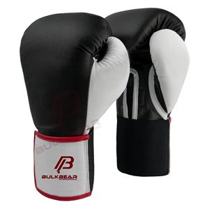 Gants de boxe personnalisés Elite en PU, antidérapants, imperméables, fermeture auto-agrippante, entraînement, sparring, compétition, OEM, ODM, marque privée - Product Image 1