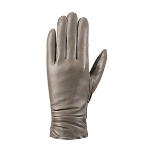 Winter Wear Leather Fashion <b>Gloves</b> Quick Dry Breathable Plain Soft Lined Leather Fashion <b>Gloves</b> - Product Image 3