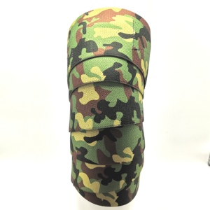 Bandes de compression pour genoux robustes et flexibles en nylon 40 % élasthanne, antibactériennes, respirantes, légères, avec fermeture auto-agrippante - Product Image 4