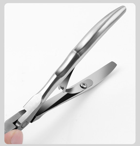 Coupe-ongles professionnel en acier inoxydable à lame courbée avec large ouverture de mâchoire pour pédicure et usage des doigts, vente en gros - Product Image 6