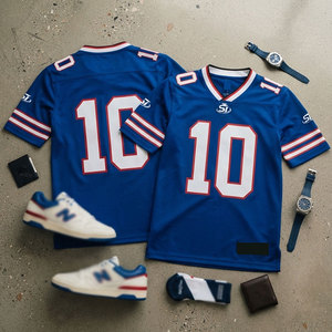 Quick Dry Breathable Moisture-Wicking Short Sleeve American Football Jersey for <b>Athletes</b> Premium Quality for Match and Training - Product Image 5
