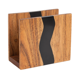 Restaurants Decorative Resin & Wood Napkin Holder New Style Resin & Wood Napkin Holder At <b>Cheap</b> Price - Product Image 1