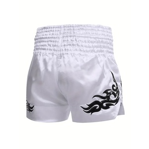 Pantalones Cortos de Boxeo MMA Elásticos de Alta Calidad para Hombre - Talla y Color Personalizables, Secado Rápido, Ropa Deportiva Ligera de Poliéster - Product Image 3