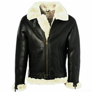 Wholesale Men's Casual <b>Leather</b> <b>Jacket</b> Canvas Fabric New Motorbike OEM Design Side Belt Waterproof Stand Collar Front - Product Image 1