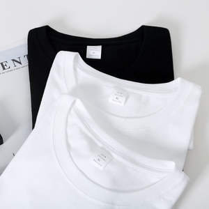 Camisetas Blancas Lisas Personalizadas de Algodón 100% para Hombre, Camisetas con Logotipo Personalizado al por Mayor, Camiseta Negra de Manga Corta para Hombre - Product Image 3