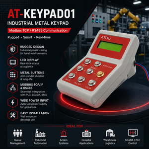 Clavier industriel en acier inoxydable avec communication Modbus |   AT-KEYPAD01 |   Support OEM et pour les distributeurs - Product Image 1