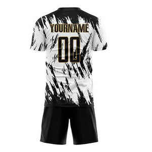 Custom sublimated <b>soccer</b> jersey Men's breathable polyester kit Teamwear <b>soccer</b> uniform set <b>Soccer</b> shorts with number - Product Image 2