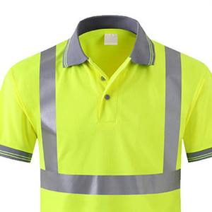 Camiseta Polo de Seguridad Reflectante de Alta Visibilidad 2025, Transpirable, de Poliéster, Manga Corta, para Trabajo de Construcción - Product Image 3
