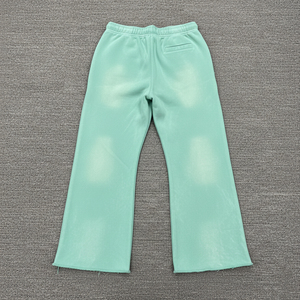 Pantalon de jogging décontracté pour homme en laine lavée de haute qualité, lin/coton, coupe ample, streetwear, séchage rapide, écologique, effet vieilli - Product Image 5