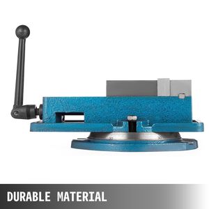 Morsa da banco di alta precisione da 4 pollici in ghisa sferoidale con base girevole a 360 gradi - Product Image 2