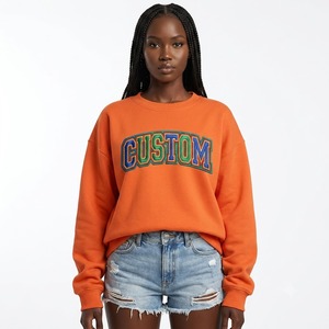Customized Camo Embroidered Crewneck Custom Original Camo Designs Sweatshirt Cotton Fleece Unisex Sweatshirts & Hoodies Supplier - Product Image 5
