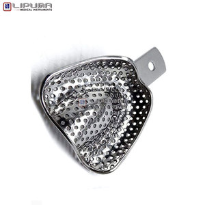 Bandeja de Impresión Dental de Calidad Premium con Borde U4 Perf. (upper) Talla S Acero Inoxidable Reutilizable Autoclavable Ortodoncia - Product Image 4