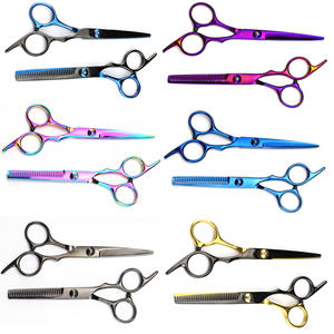 Ciseaux de coiffure professionnels Blink Surgident, multicolores, en acier inoxydable, lame droite tranchante, 6 pouces, ciseaux de barbier, pour le coiffage - Product Image 2