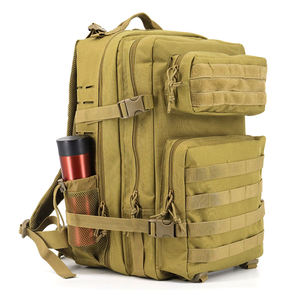 Fashion <b>Water</b> <b>Resistant</b> Tactical Nylon <b>Backpack</b> with Zipper Closure High Capacity for Outdoor Camping & Trekking - Product Image 6