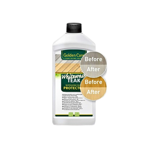 Golden Care Whitewash Teak Protector Revêtement liquide transparent à base d'eau, brillant, protection UV pour peinture de meubles d'extérieur - Product Image 2