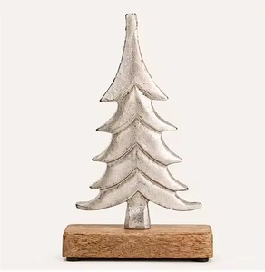 Modern Metal <b>Christmas</b> <b>Tree</b> Ornament Elegant Festive Decor for Winter Home Collection - Product Image 6