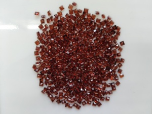 Natural Red <b>Garnet</b> 2.75MM Square Step Cut Best Quality Loose Gemstone For Jewelry Making - Product Image 2