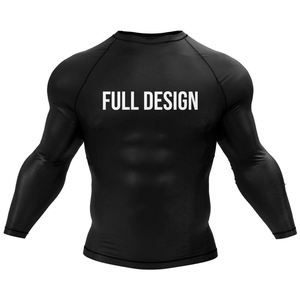 Custom Design Durable Compression MMA Rash Guard Men's Adults-Breathable UPF50+ Eco-Friendly Quick Dry Anti-Bacterial Fitness - Product Image 3