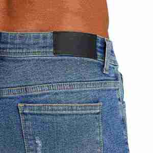 Jean baggy homme tendance, coupe ample délavée, style streetwear avec poches latérales - Product Image 3