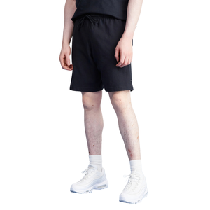 Custom <b>Mens</b> Grey Sweat <b>Shorts</b> <b>Elastic</b> <b>Waist</b> Drawstring Side Pockets Above Knee Casual Relaxed Fit Private Label Wholesale <b>Shorts</b> - Product Image 1