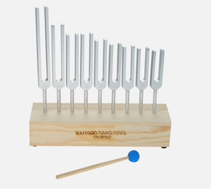 Ensemble de diapasons solfeggio très demandé, 9 diapasons solfeggio pour la guérison, le son… - Product Image 1