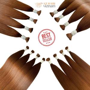 Extensions de cheveux vierges de qualité supérieure, cheveux humains réels, qualité Remy vietnamienne, lot en vrac, prix de gros, lisses, 100g, tous - Product Image 4