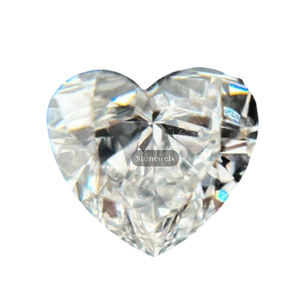 Diamant en forme de cœur cultivé en laboratoire, certifié IGI GIA, 3 carats, vente en gros, HPHT CVD, synthétique, naturel, D VVS - Product Image 1