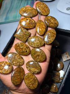 Natural Bronzite Cabochon Wholesale Bulk Lot – Genuine Bronzite Loose Gemstone for Jewelry Making, Rings, Pendants, Earrings - Product Image 1