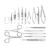 Offre Spéciale : Kit de Chirurgie Orale Micro-Periodontale Ariston 17 Pièces – Instruments Chirurgicaux Dentaires Réutilisables en Acier Inoxydable de Haute Qualité