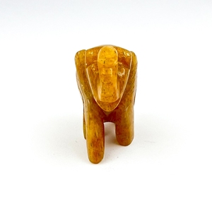 Figura de Elefante de Aventurina Amarilla Tallada a Mano, Piedra Preciosa Natural, Decoración Feng Shui para el Éxito y la Confianza, Venta al Por Mayor - Product Image 6