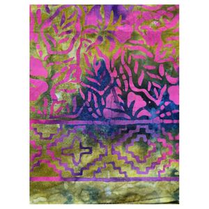 High Quality Eco Friendly Batik Sarong Abstract Geometric Pattern Polyester Quick Dry Handmade Artisan Textile Indonesia - Product Image 1