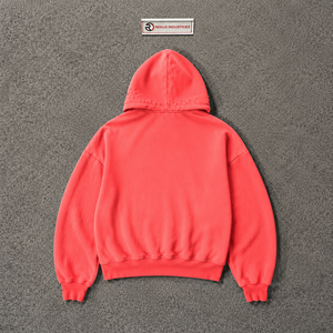 NUEVA Sudadera con Capucha Extra Grande para Hombre, Diseño de Cruz Circular Estampada en Algodón, Estilo Casual Otoñal, Ropa Casual Vintage para Uso Diario - Product Image 6