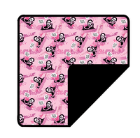 Couverture en bambou Hanzi 50x50 pouces imprimée Halloween, faite à la main, toutes saisons, personnalisable, prête à expédier – Literie enfant en promotion