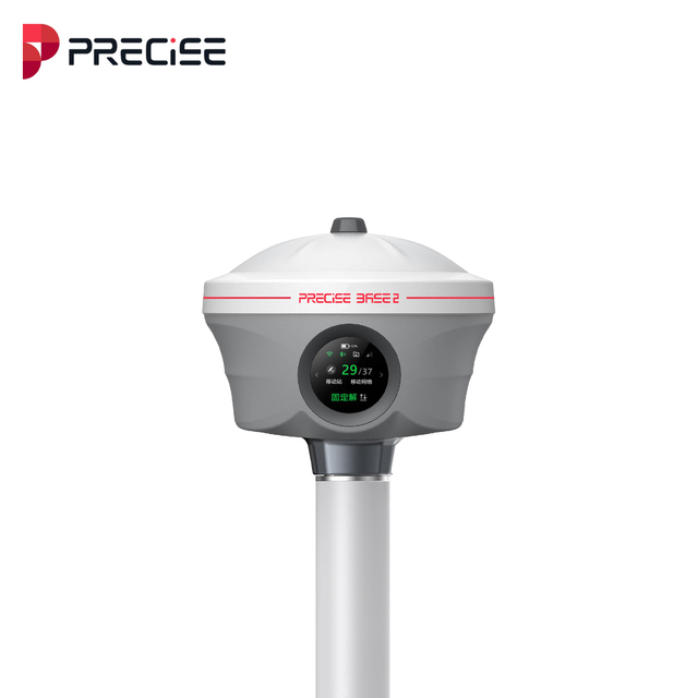 PRECISE Base2 Professional RTK GPS System Multi-constellation 5W Radio GNSS Receiver IP68 Rated -45~75 for Topography