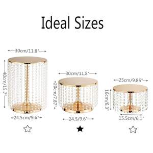 Support à gâteau de luxe pour la présentation de desserts, présentoir élégant pour les mariages, les pâtisseries et les maisons - Product Image 5