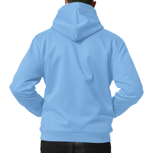Sweat à capuche zippé haute densité pour homme, 240g, en polaire polyester, avec logo personnalisé, veste à capuche pour homme - Product Image 1