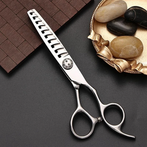 Prix usine Ciseaux Barber Ciseaux Amincissants Cheveux Professionnel Japonais 6 Pouces Cisailles En Acier Inoxydable En Gros PAR SAAQAANS - Product Image 1