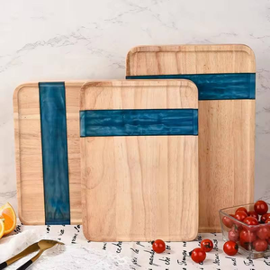 Wooden <b>Cheese</b> Serving Board Luxury Wooden Charcuterie Board Epoxy Resin Wooden Chopping Board - Product Image 4
