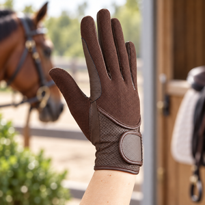 Gants d'équitation personnalisés avec logo, meilleure qualité, design multifonction à doigts complets, antidérapants, unisexes - Product Image 2